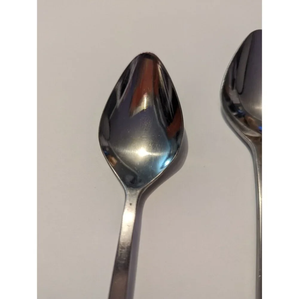 VTG‎ CARLYLE Hong Kong stainless cameo pattern lot 5 teaspoons replacement
